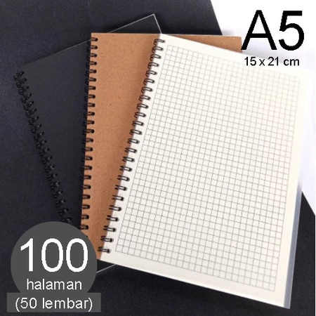 Block Note Spiral A6 50 Lembar